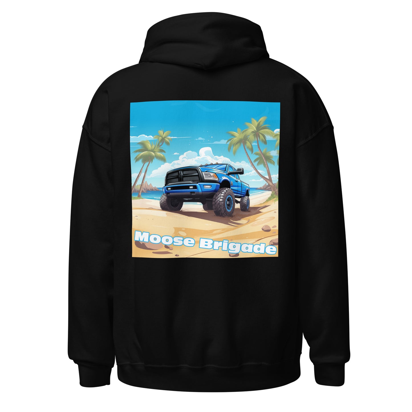 Moose Brigade Beach Wheeler Gildan Hoodie