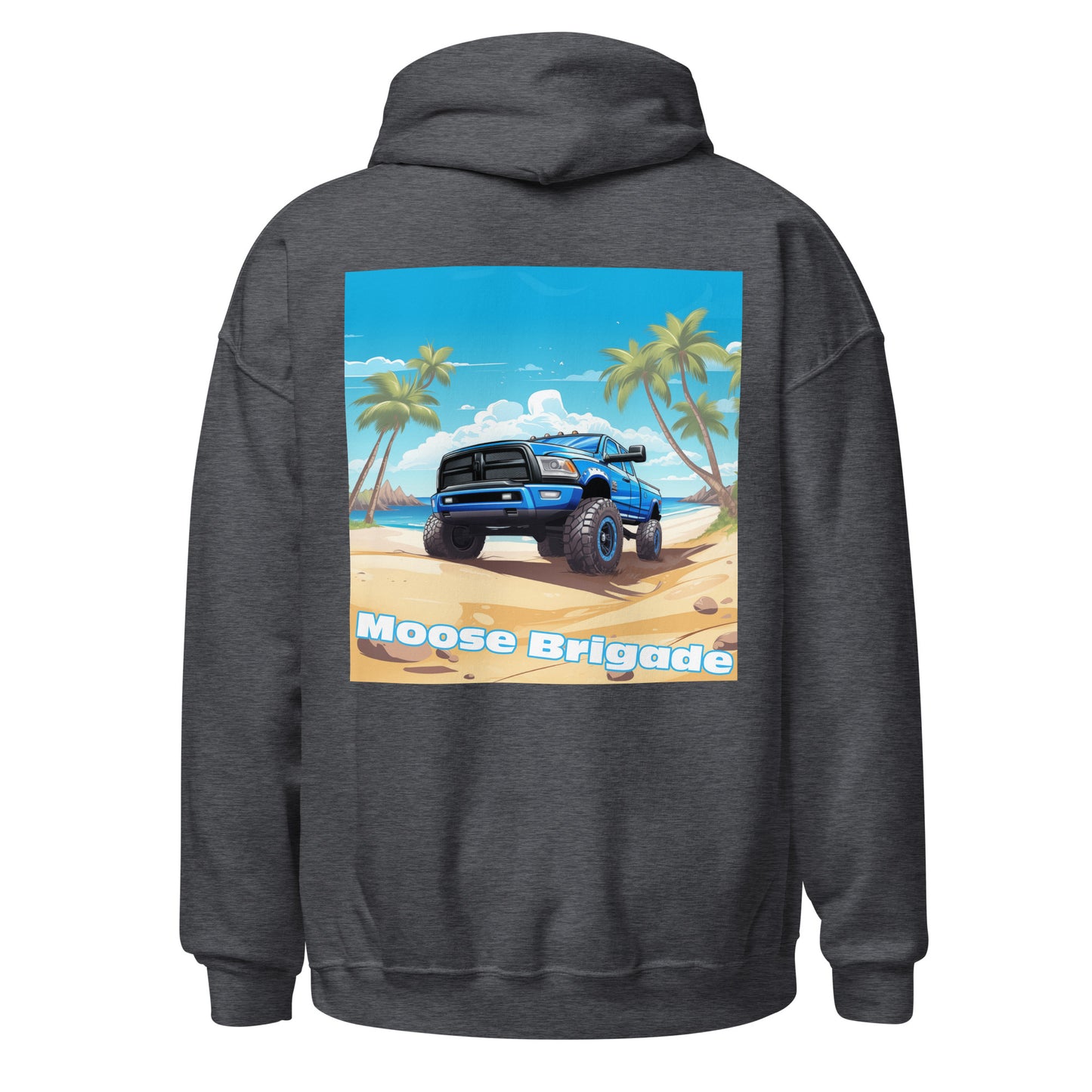 Moose Brigade Beach Wheeler Gildan Hoodie