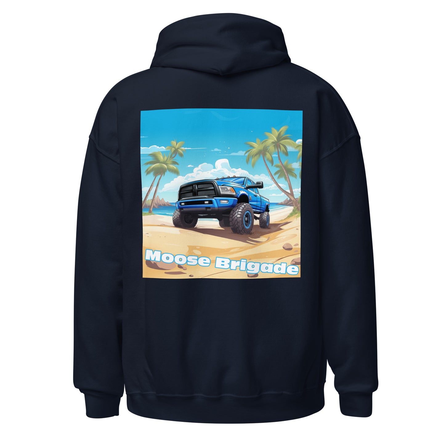 Moose Brigade Beach Wheeler Gildan Hoodie