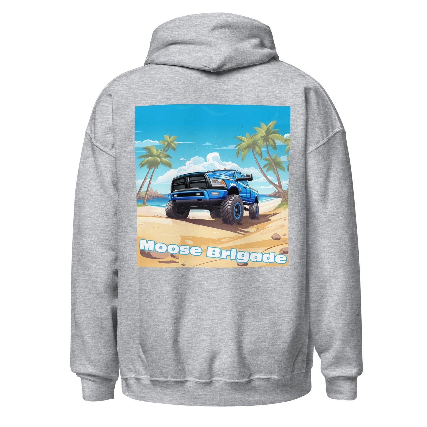 Moose Brigade Beach Wheeler Gildan Hoodie