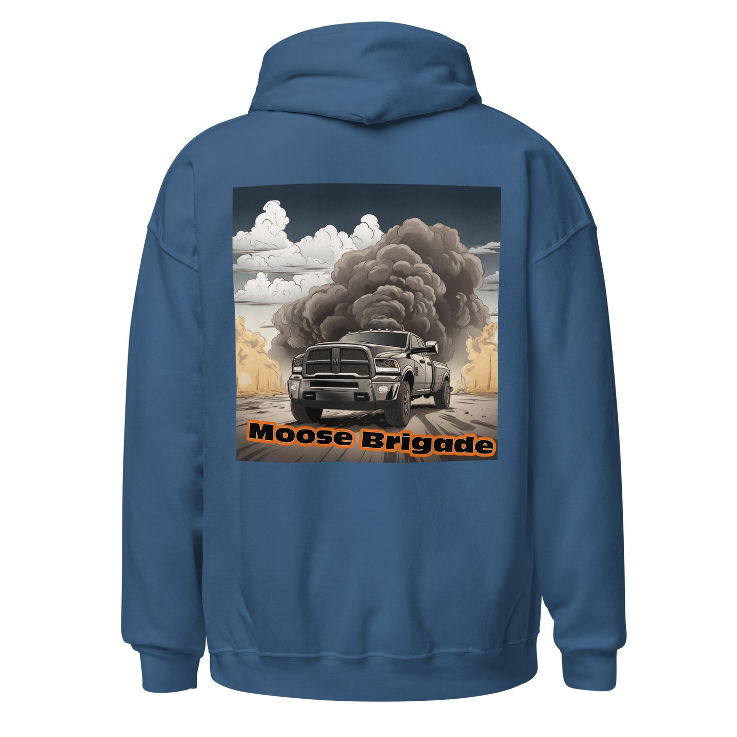 Moose Brigade Coal Roller Gildan Hoodie