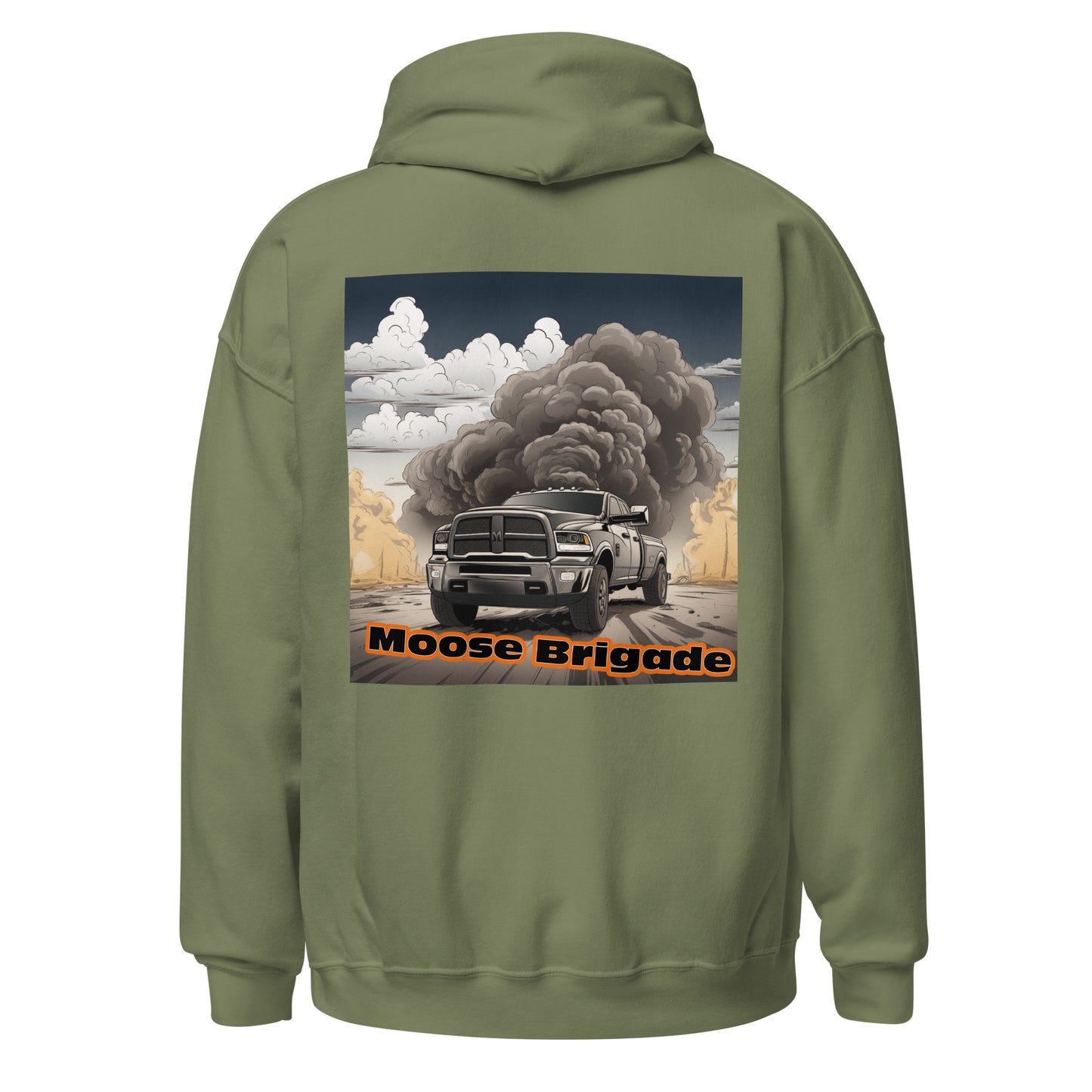 Moose Brigade Coal Roller Gildan Hoodie